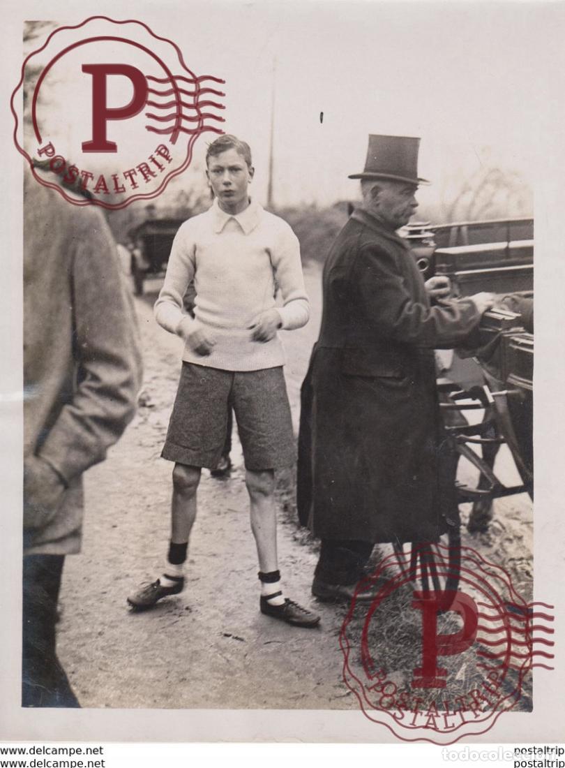 Fotograf&iacute;a antigua: PRINCE HENRY PERFORMANCE ETON STEEPLECHASE 21*16 CM Fonds Victor FORBIN 1864-1947