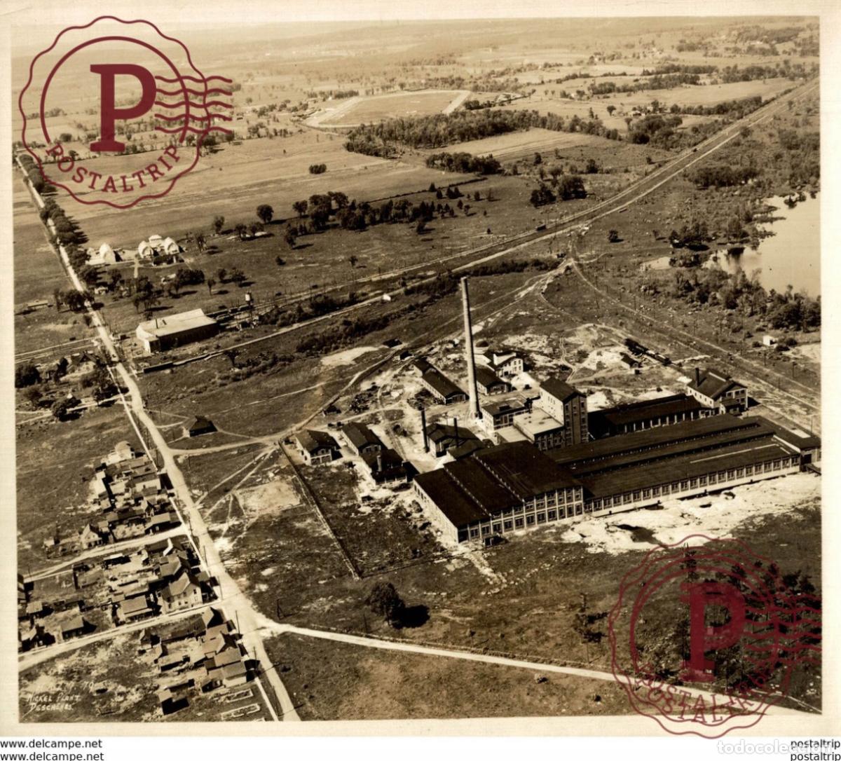 Fotograf&iacute;a antigua: NICKLE NICKEL PLANT DESCHENES ROYAL CANADIAN AIR FORCE CANADA 22*18CM Fonds Victor FORBIN 1864-194