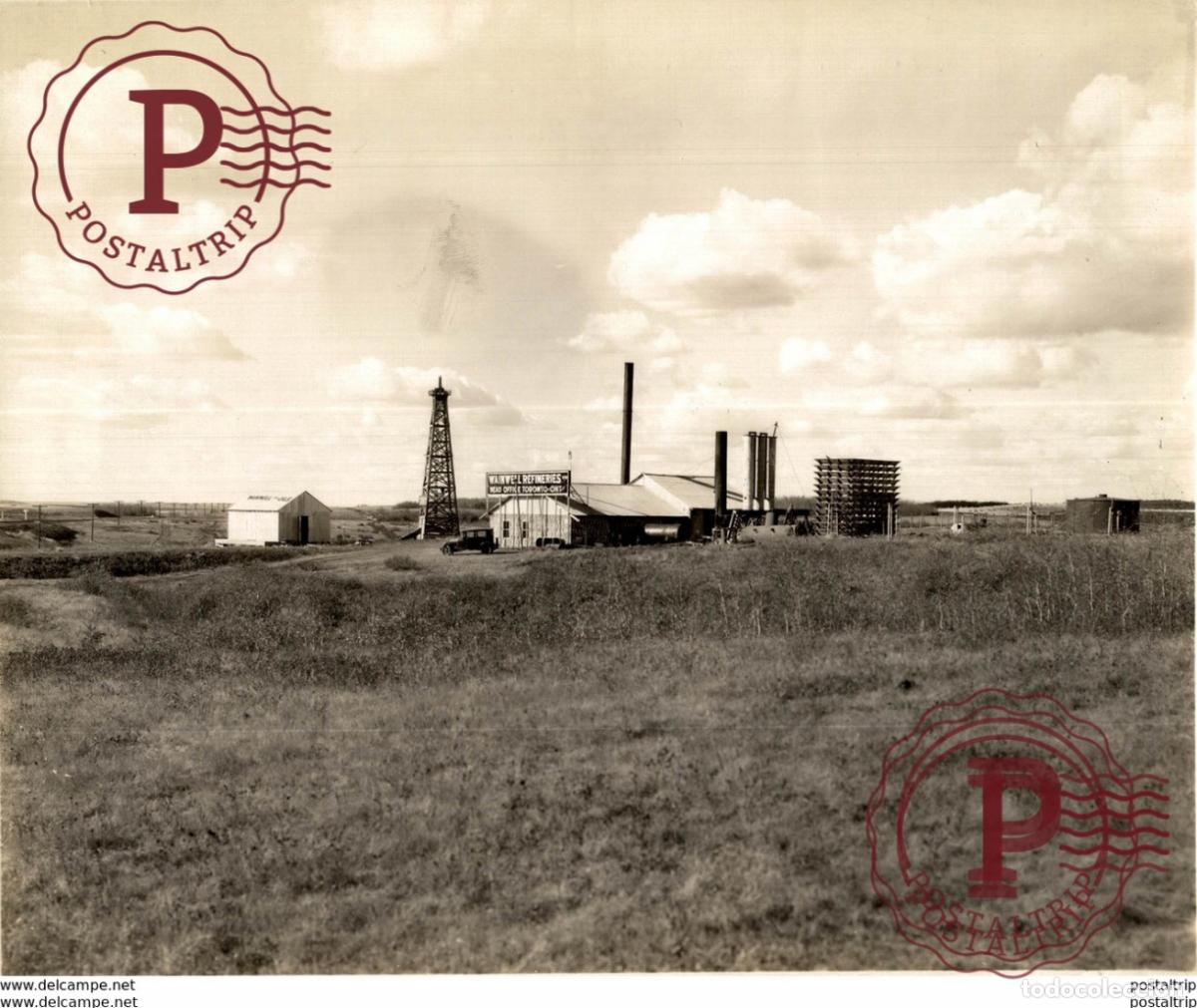 Fotograf&iacute;a antigua: WAINWELL OIL CO NO2 WAINWRIGHT ALBERTA HEAD OFFICE TORONTO ONTARIO Canada 24*19CM Fonds Victor FORBI