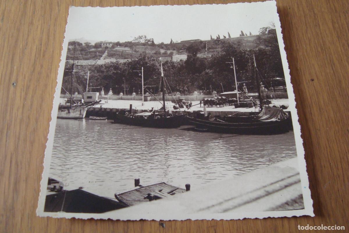 Fotograf&iacute;a antigua: ANTIGUA FOTOGRAFIA MUELLE ARENAL BILBAO A&Ntilde;OS 20