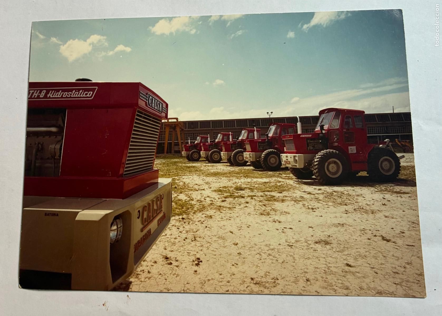 Fotograf&iacute;a antigua: FOTO MAQUINARIA CALSA ZARAGOZA
