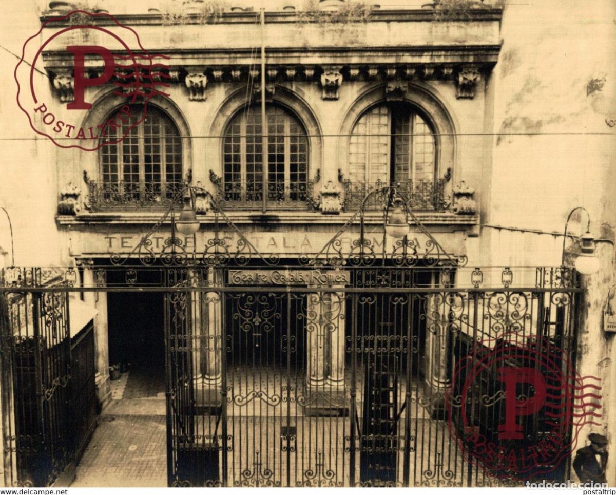 Fotograf&iacute;a antigua: BARCELONA TEATRO ROMEO LATER PRINT 23X17CM BARCELONA CATALU&Ntilde;A ESPA&Ntilde;A SPAIN.