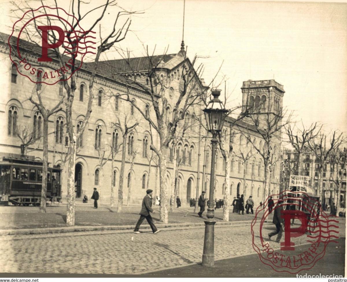 Fotograf&iacute;a antigua: BARCELONA UNIVERSIDAD LATE PRINT 24*18cm BARCELONA CATALU&Ntilde;A ESPA&Ntilde;A SPAIN