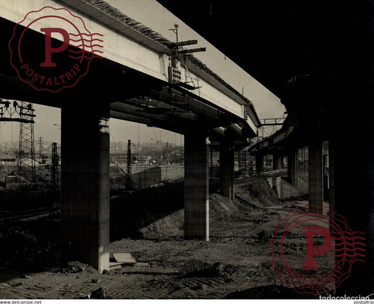 Fotografia antiga: BARCELONA 1960 OBRAS 24*18cm BARCELONA CATALU&Ntilde;A ESPA&Ntilde;A SPAIN