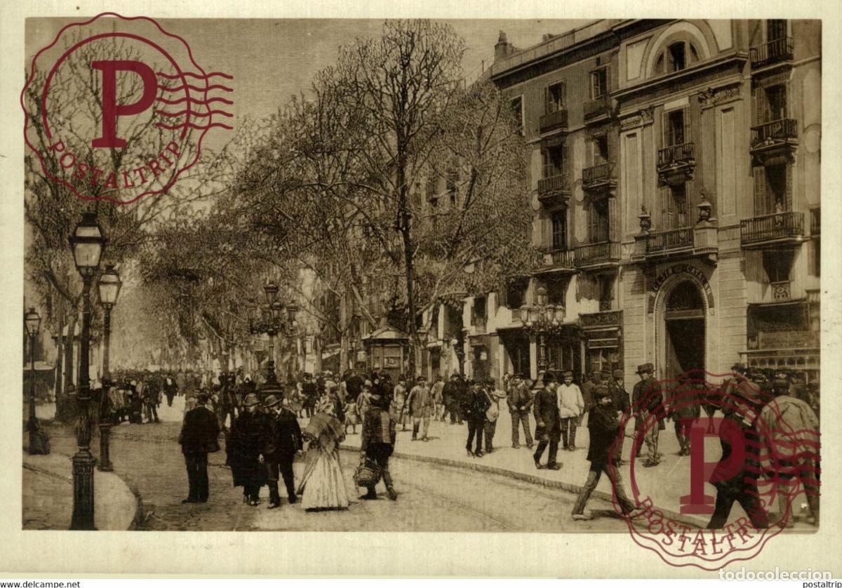 Fotograf&iacute;a antigua: BARCELONA RETROSPECTIVA RAMBLA DEL MIG ED.LLIBRERIA MILLA 18*13cm BARCELONA CATALU&Ntilde;A ESPA&Ntilde;A SPAIN