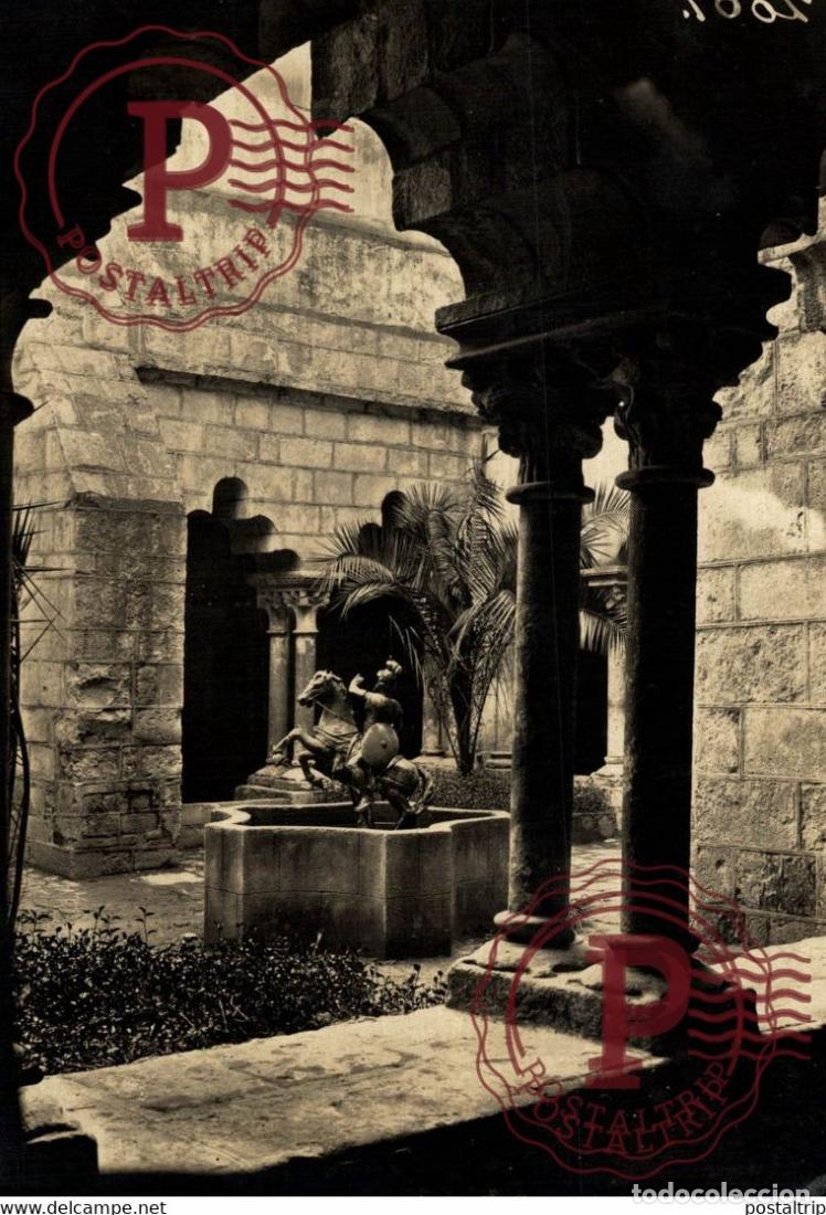 Fotograf&iacute;a antigua: BARCELONA MUSEUM ST SANT PAU DEL CAMP 18*12cm BARCELONA ESPA&Ntilde;A