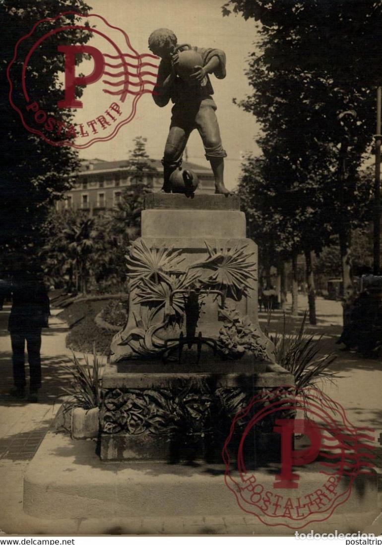 Fotograf&iacute;a antigua: BARCELONA PLAZA OBISPO SMALL TEAR SEE SCAN 17*12cm BARCELONA ESPA&Ntilde;A