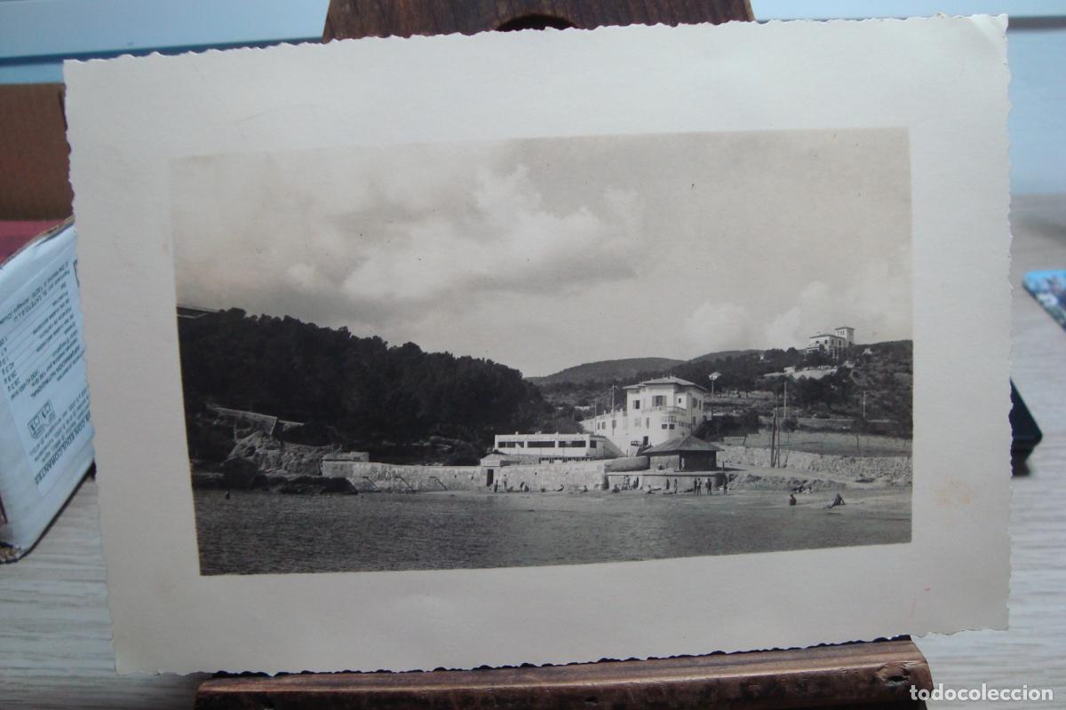 Fotograf&iacute;a antigua: ANTIGUA FOTOGRAFIA RESTAURANTE FRANCAIS. VISTA DE MALLORCA 1920.