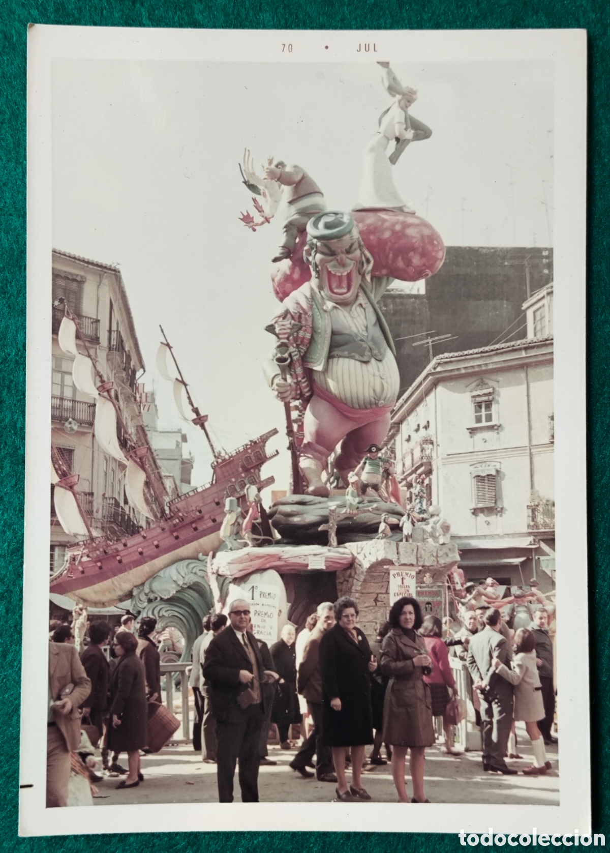 Fotograf&iacute;a antigua: FALLA XORI&Ccedil;OS ARTISTA JULIAN PUCHE FOTOGRAF&Iacute;A A COLOR VAL&Egrave;NCIA 1970