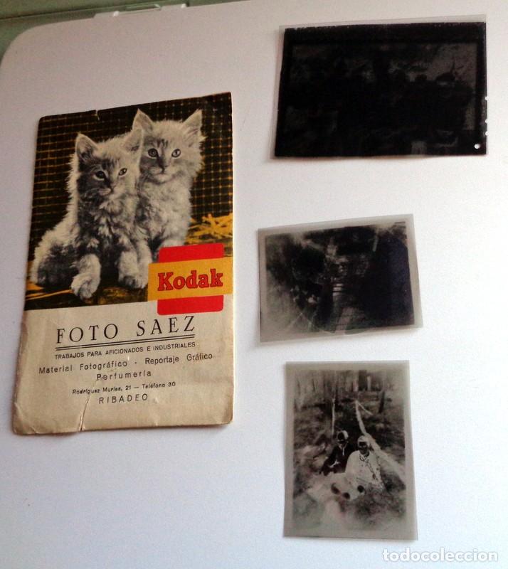 Fotograf&iacute;a antigua: LOTE NEGATIVOS FOTOGR&Aacute;FICOS FOTOGRAFIA KODAK - ANTIGUO - FOTO SAEZ - RIBADEO