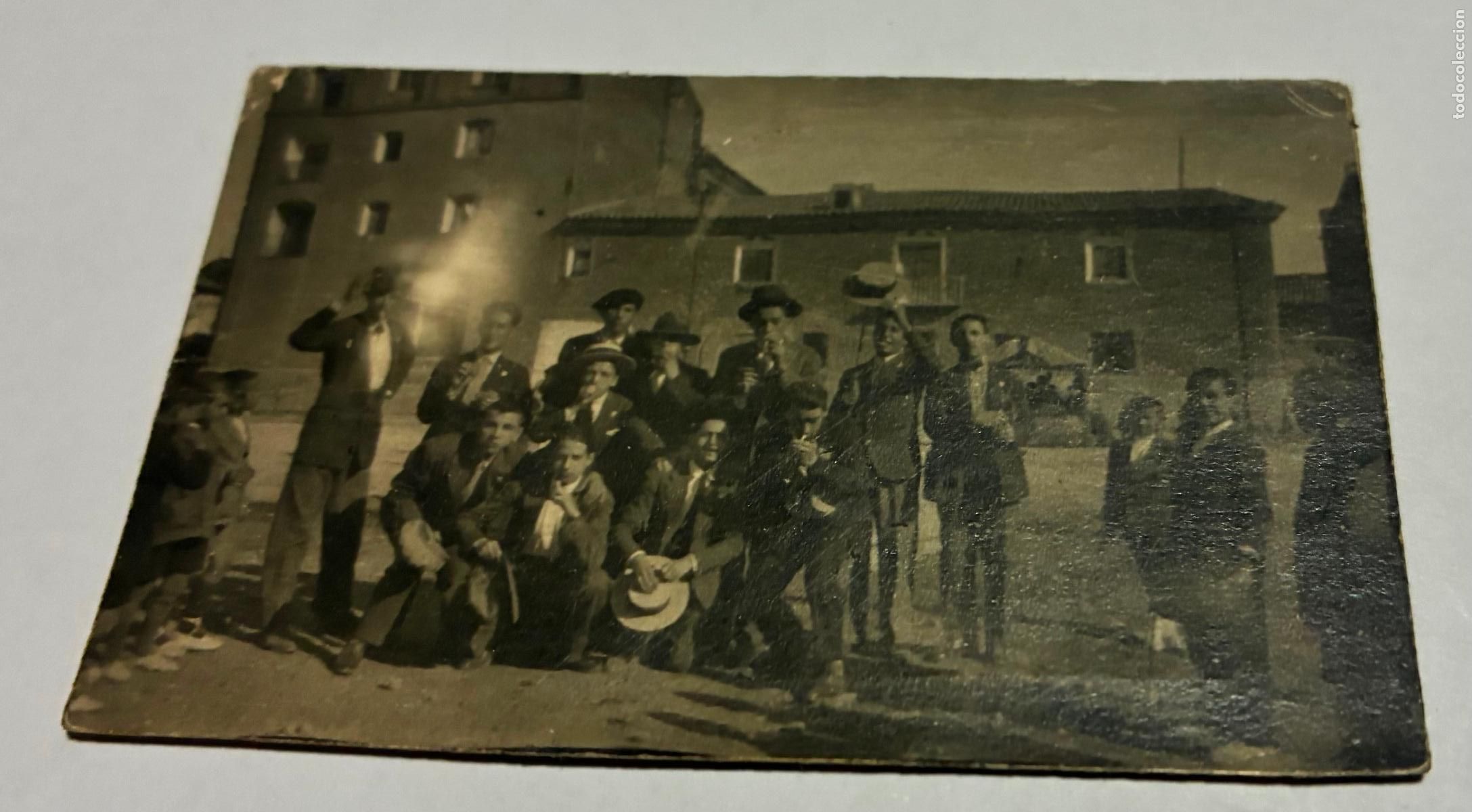 Fotograf&iacute;a antigua: PEQUE&Ntilde;A FOTO, CHICOS FUMANDO, Principios del XX