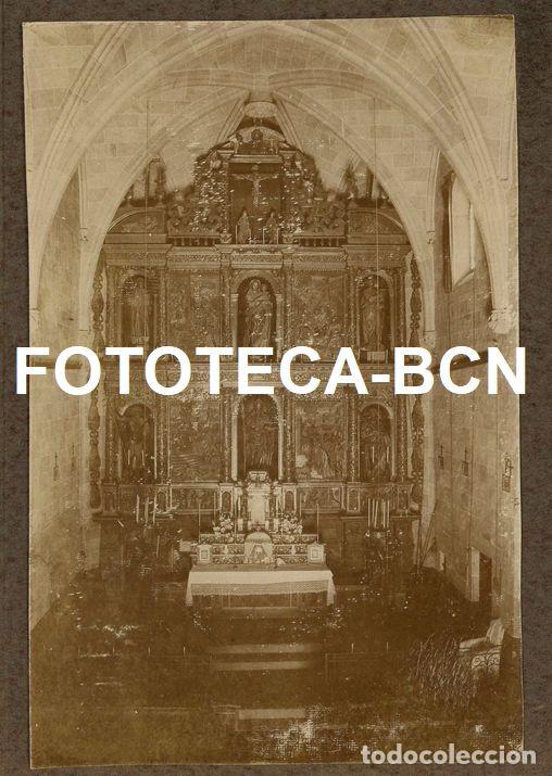 Fotograf&iacute;a antigua: FOTO ORIGINAL RETABLO IGLESIA SANT SADURNI DE LA ROCA DEL VALLES A&Ntilde;OS 20