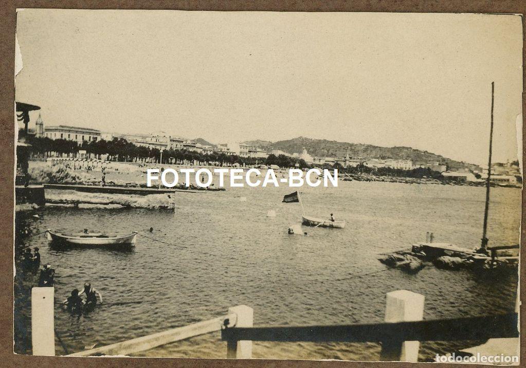 Fotograf&iacute;a antigua: FOTO ORIGINAL SANT FELIU DE GUIXOLS A&Ntilde;OS 20 COSTA BRAVA
