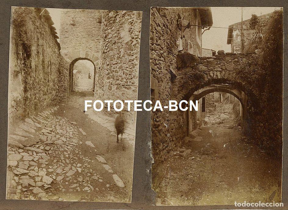 Fotograf&iacute;a antigua: LOTE 2 FOTOS ORIGINALE NUCLEO RURAL POSIBLEMENTE COMARCA RIPOLLES A&Ntilde;OS 20 CATALUNYA