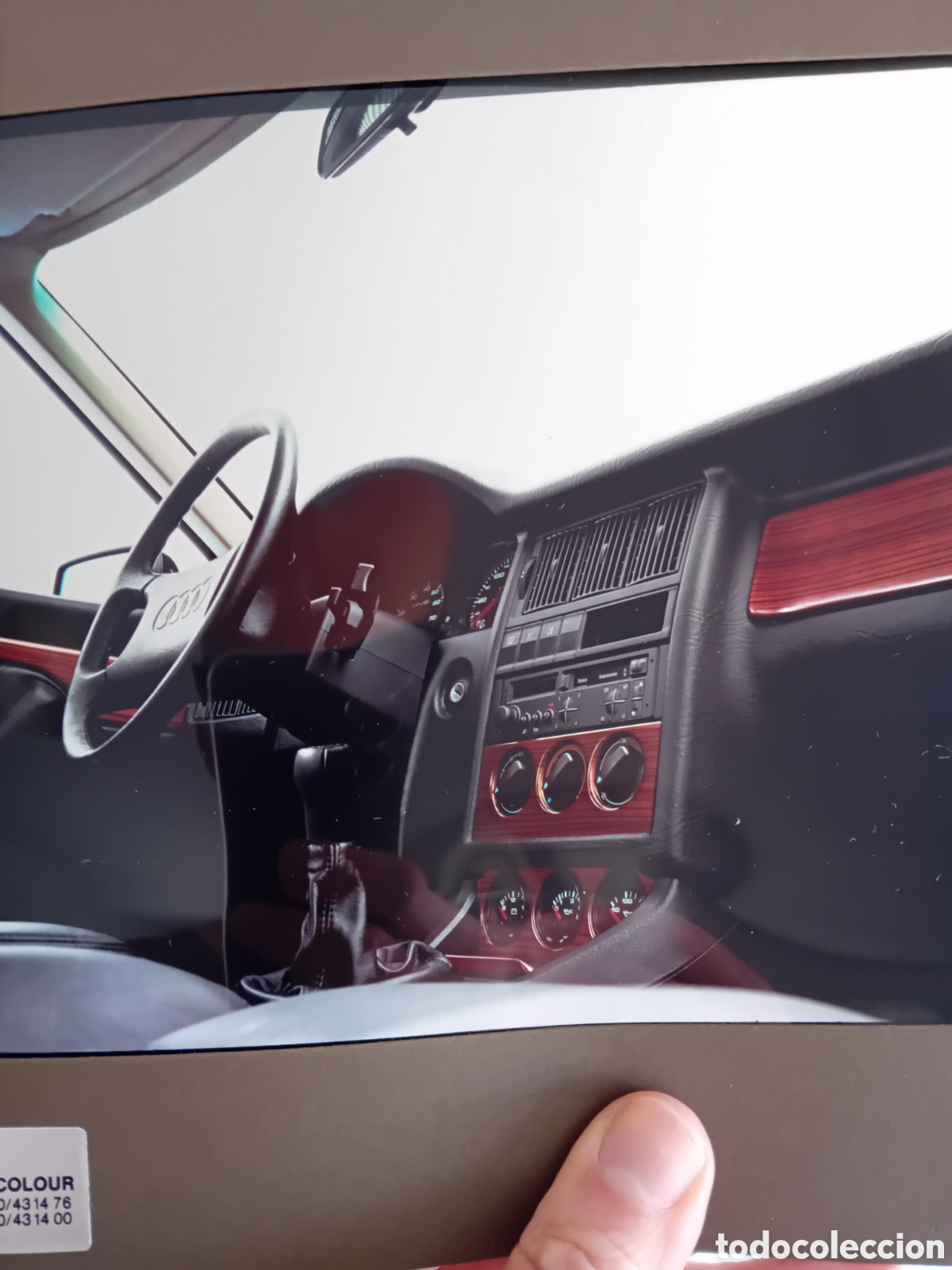 Fotograf&iacute;a antigua: ESPECTACULAR DIAPO GRAN FORMATO PUBLICITARIA SALPICADERO AUDI COUP&Eacute;. COLOR. 1990