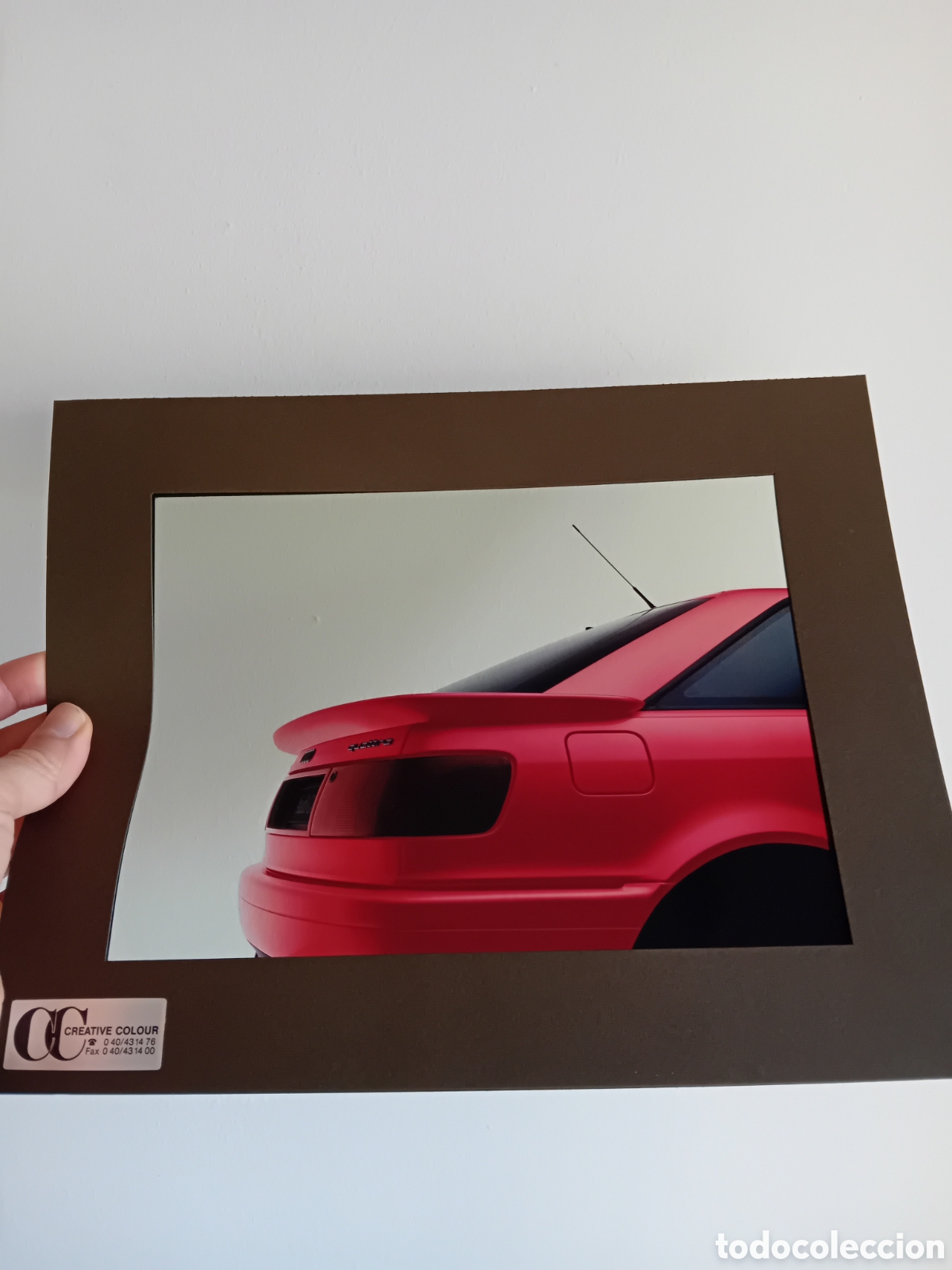 Fotograf&iacute;a antigua: ESPECTACULAR DIAPO GRAN FORMATO PUBLICITARIA AUDI COUP&Eacute; QUATTRO. 1990