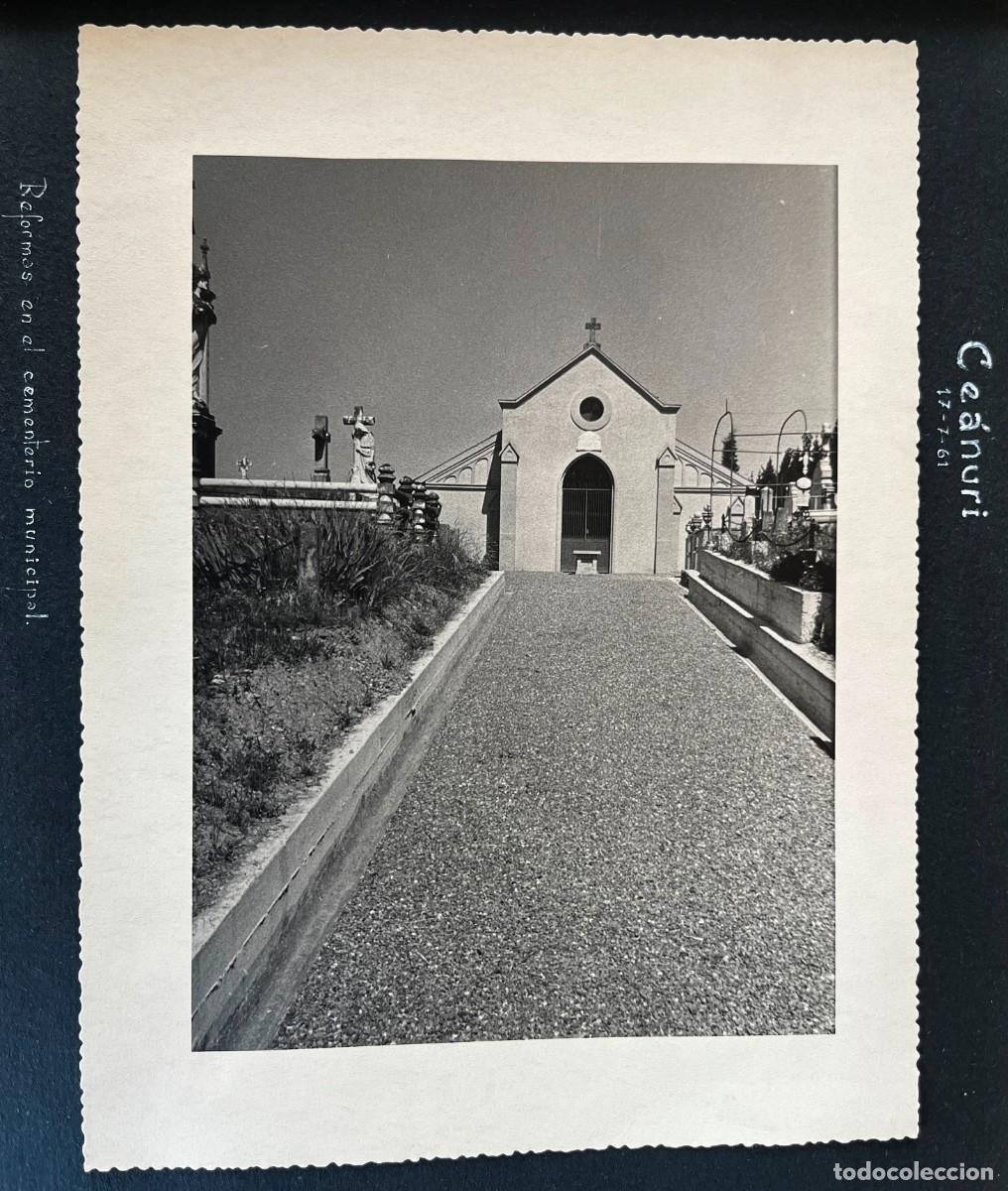 Photographie ancienne: FOTOGRAFIA DE CEANURI (VIZCAYA) 17-7-1961, REFORMAS DEL CEMENTERIO MUNICIPAL, MIDE 23,5 X 17,5 CMS.