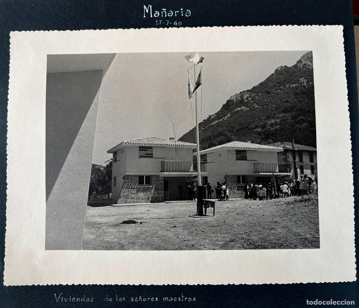 Photographie ancienne: FOTOGRAFIA DE MA&Ntilde;ARIA (VIZCAYA) 17-7-1960, INAUGURACION DE LAS VIVIENDAS DE LOS SE&Ntilde;ORES MAESTROS, MI