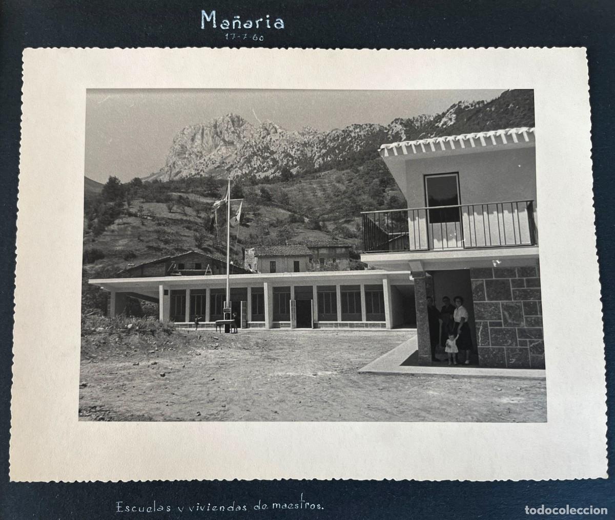 Photographie ancienne: FOTOGRAFIA DE MA&Ntilde;ARIA (VIZCAYA) 17-7-1960, INAUGURACION DE LAS ESCUELAS Y VIVIENDAS DE LOS SE&Ntilde;ORES M