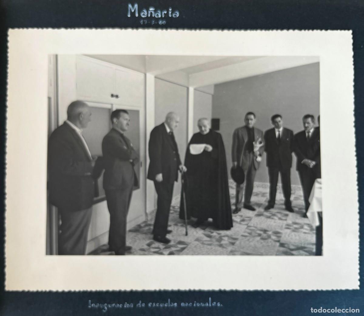 Photographie ancienne: FOTOGRAFIA DE MA&Ntilde;ARIA (VIZCAYA) 17-7-1960, INAUGURACION DE LAS ESCUELAS NACIONALES, MIDE 23,5 X 17,5