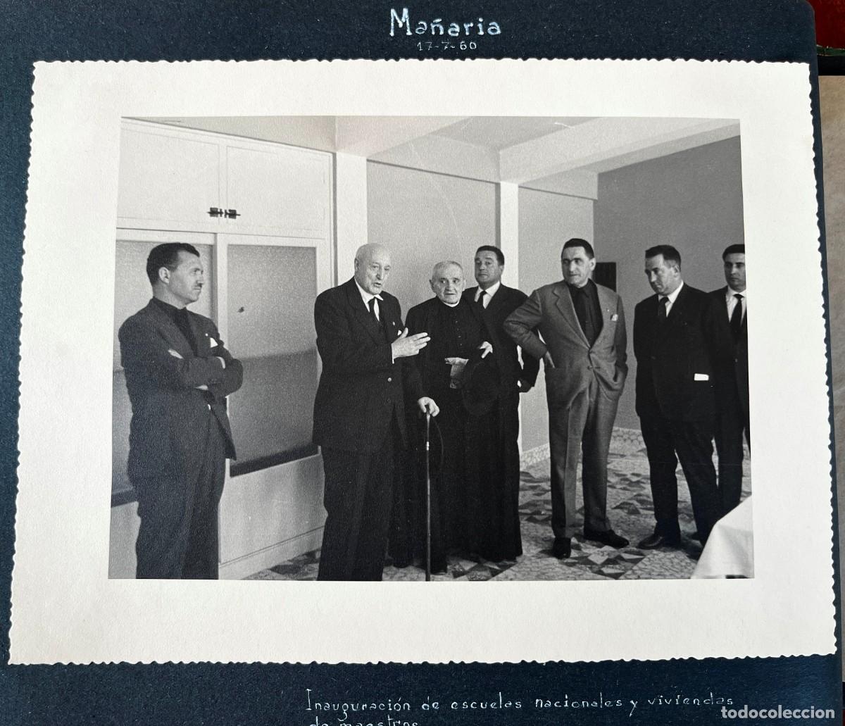 Photographie ancienne: FOTOGRAFIA DE MA&Ntilde;ARIA (VIZCAYA) 17-7-1960, INAUGURACION DE LAS ESCUELAS NACIONALES Y VIVIENDAS DE MA