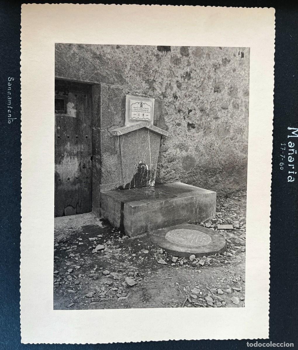 Photographie ancienne: FOTOGRAFIA DE MA&Ntilde;ARIA (VIZCAYA) 17-7-1960, INAUGURACION DE SANEAMIENTO, MIDE 23,5 X 17,5 CMS