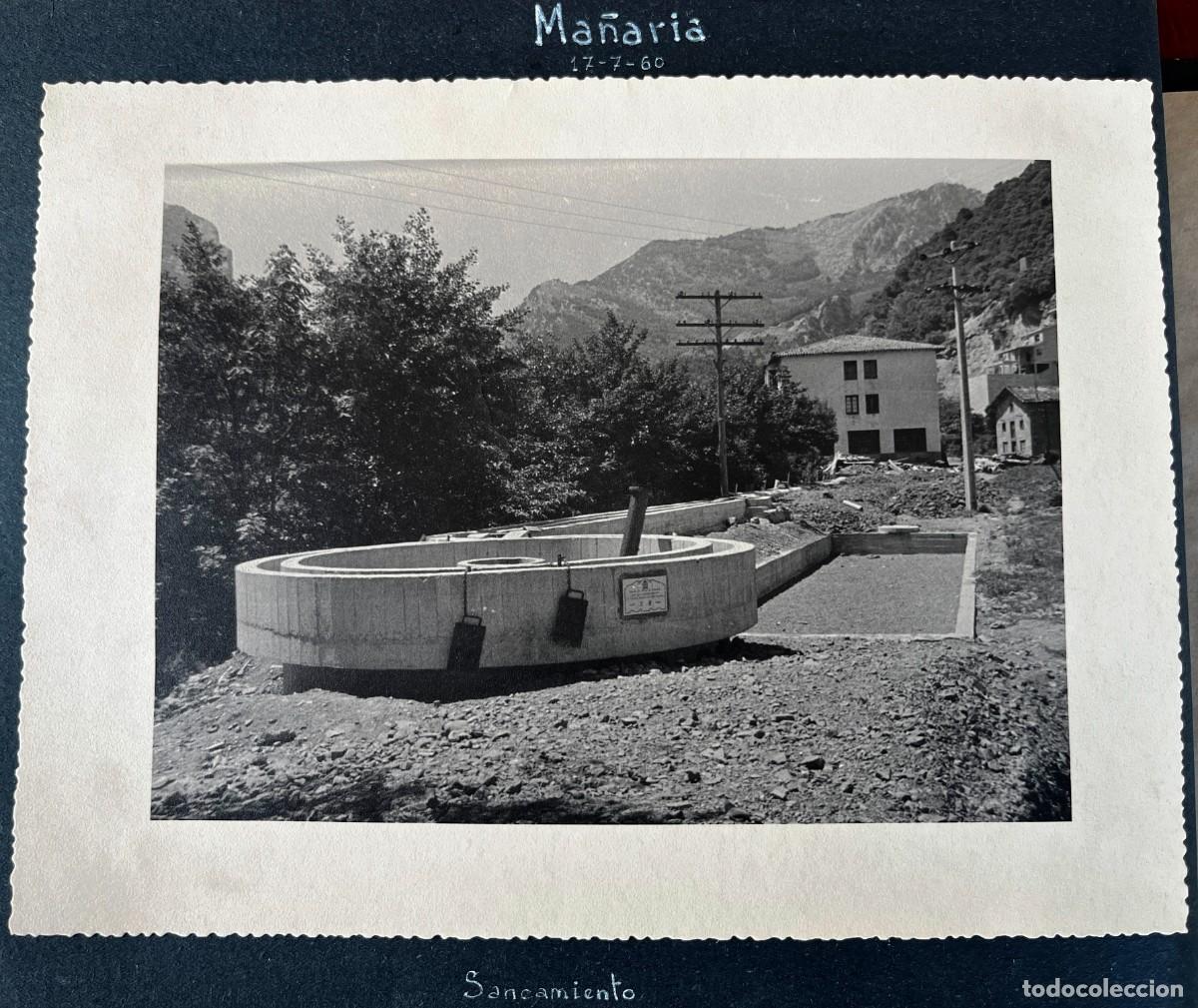 Photographie ancienne: FOTOGRAFIA DE MA&Ntilde;ARIA (VIZCAYA) 17-7-1960, INAUGURACION DE SANEAMIENTO, MIDE 23,5 X 17,5 CMS