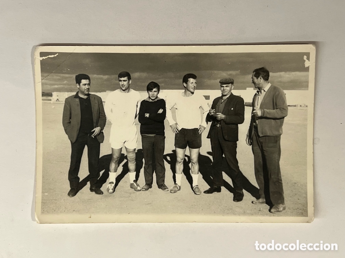 Antique Photography: CARLET, Valencia. Equipo de f&uacute;tbol local, Julio de 1962.. Fotos Emilio Mu&ntilde;oz. Med&iacute;das: 9 x 14 cm