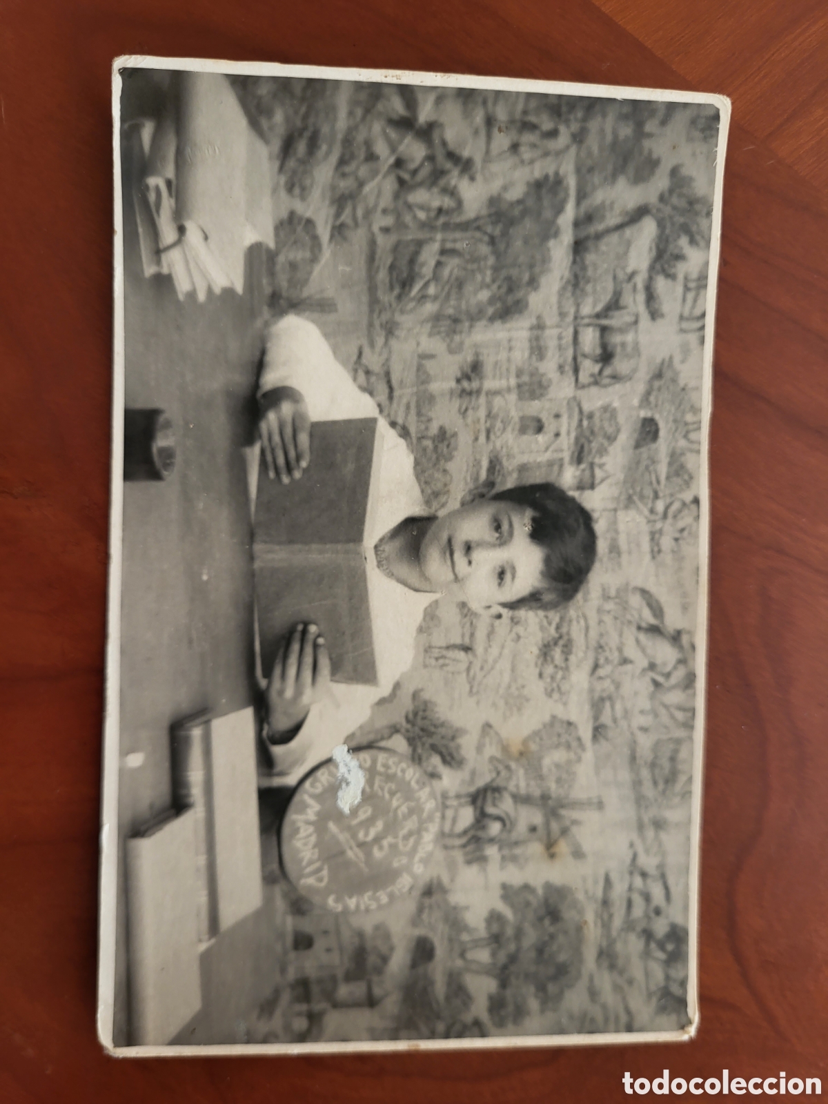 Fotograf&iacute;a antigua: ANTIGUA FOTOGRAFIA ESCOLAR COLEGIO PABLO IGLESIAS MADRID 1935