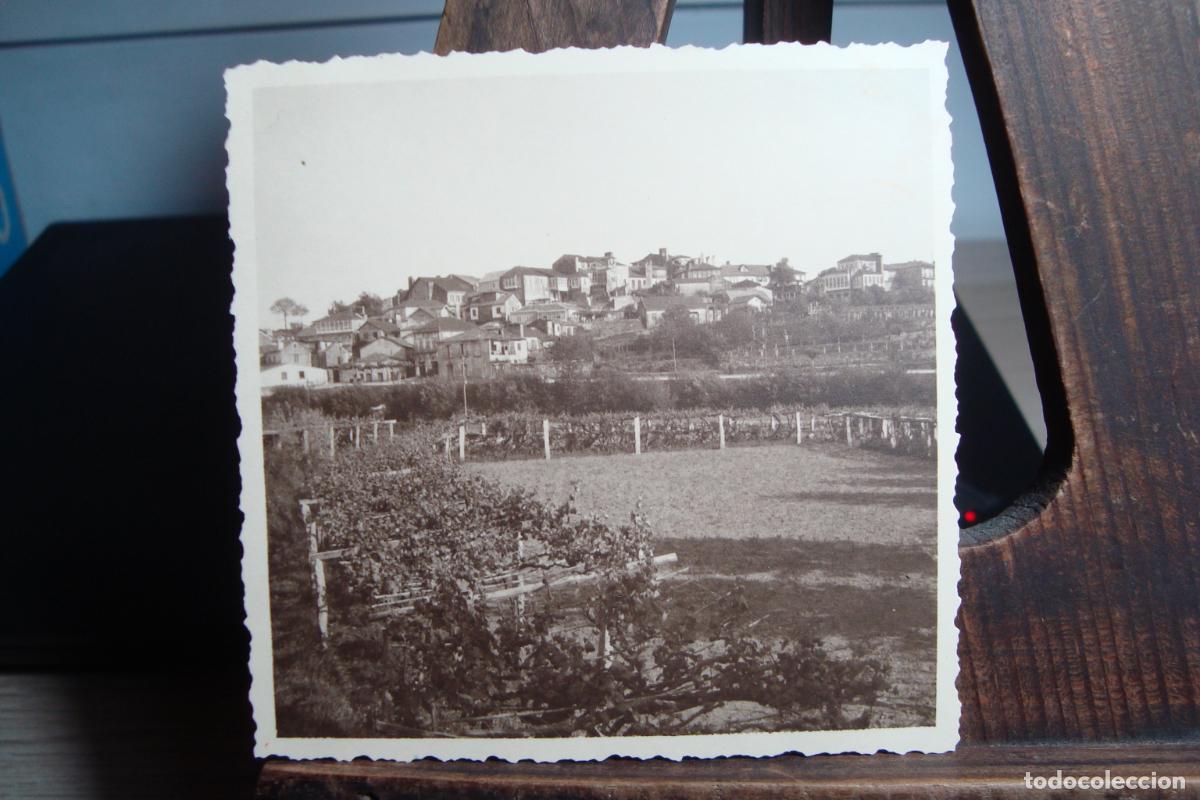 Fotograf&iacute;a antigua: ANTIGUA FOTOGRAFIA VISTA DE PONTEAREAS PUENTEAREAS PONTEVEDRA A&Ntilde;OS 30