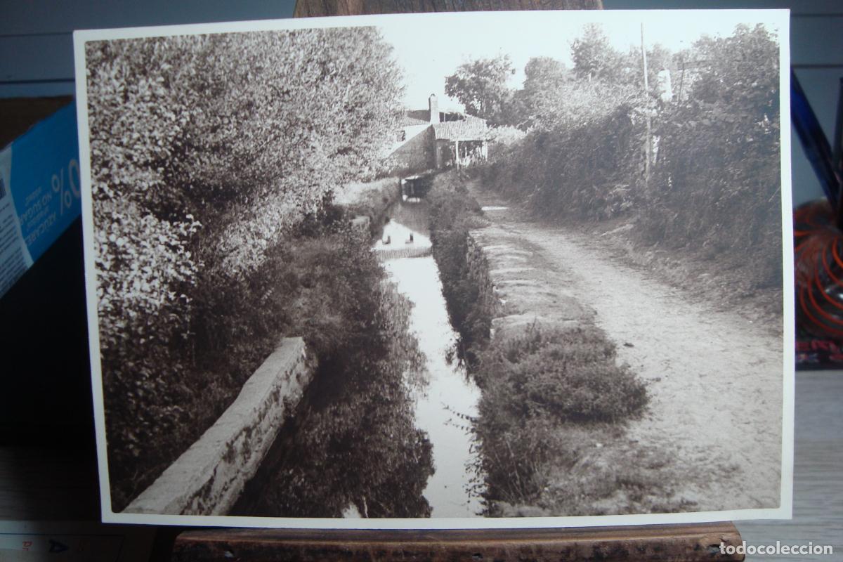 Fotograf&iacute;a antigua: ANTIGUA FOTOGRAFIA VISTA DE MOLINO? PONTEAREAS PUENTEAREAS PONTEVEDRA 1925?