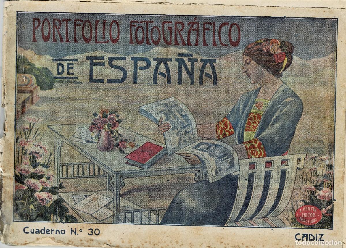 Fotograf&iacute;a antigua: PORTAFOLIO FOTOGRAFICO HISTORIA DE ESPA&Ntilde;A CUADERNO N&ordm; 30 CADIZ. P-PORTF-297