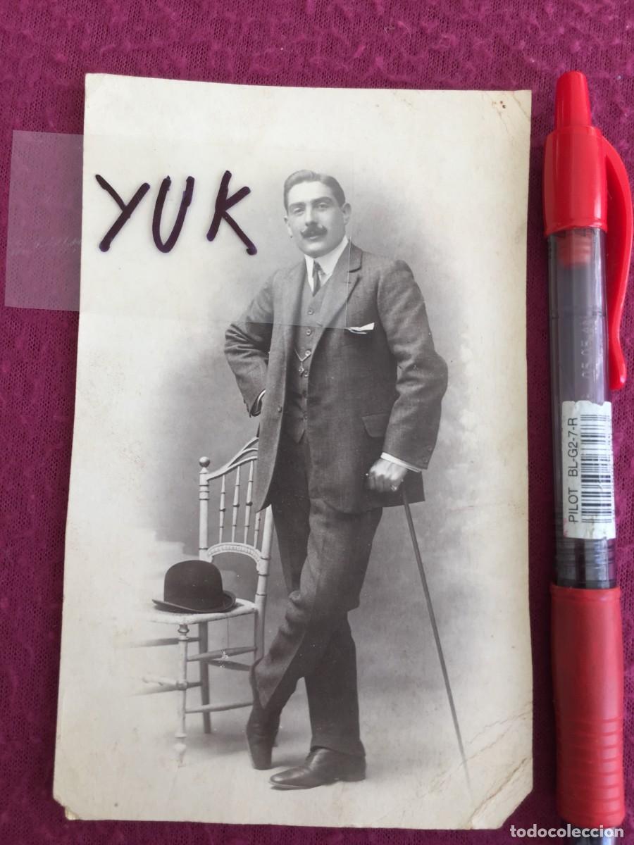 Fotografia antica: FOTO DE MANUEL, EL HERMANO DEL CANTANTE DE OPERA ARAGONES VICTORIANO REDONDO DEL CASTILLO 1908'S