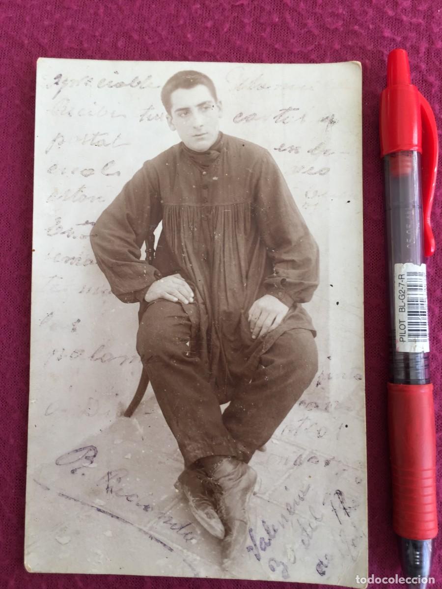 Fotografia antica: FOTO DE ROMUALDO, EL HERMANO DEL CANTANTE DE OPERA ARAGONES VICTORIANO REDONDO DEL CASTILLO 1909