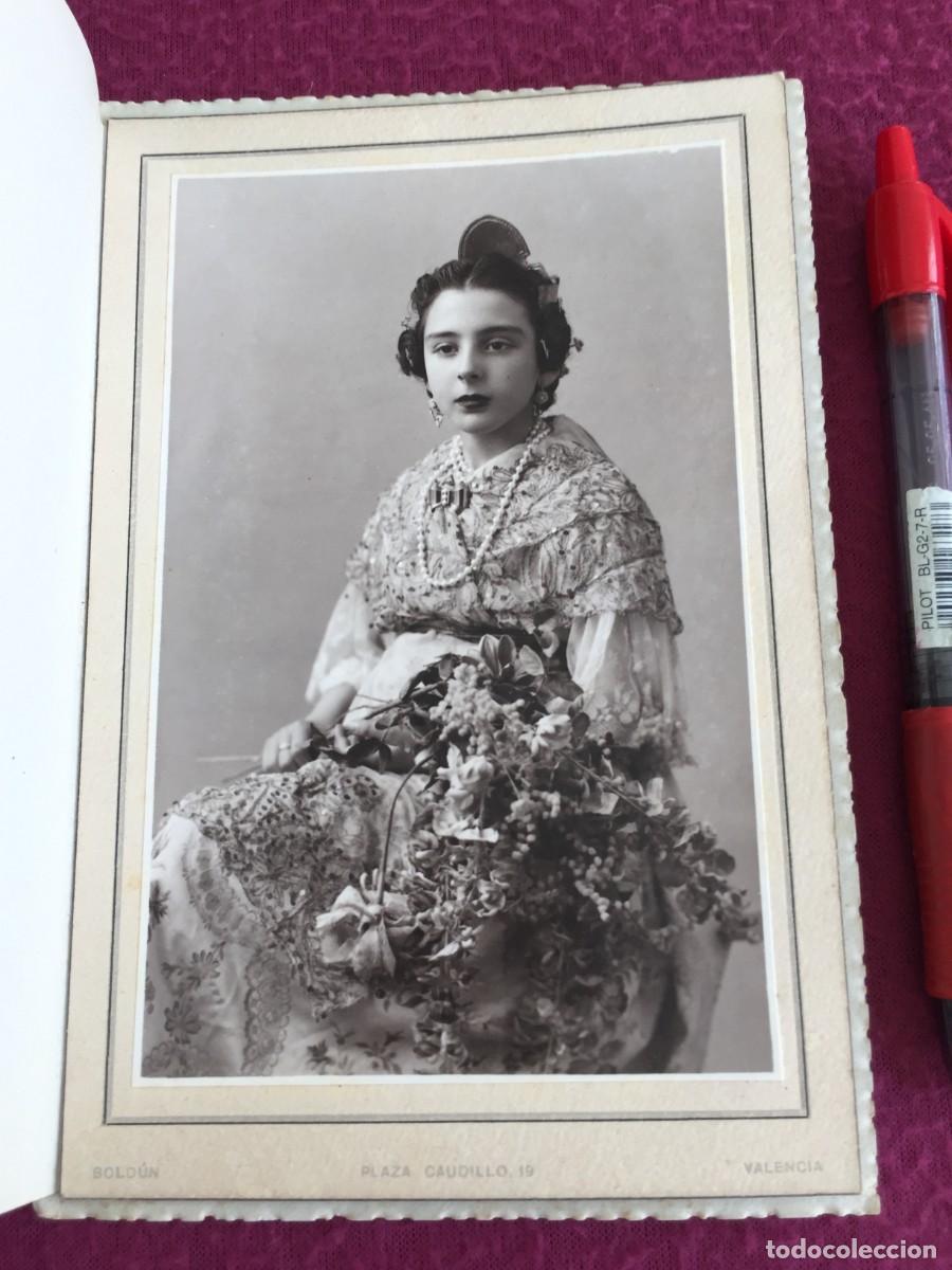 Fotografia antica: BONITA FOTO FOTOGRAFIA DE FALLERA A&Ntilde;OS 30-40 - FALLAS VALENCIA - FOTOGRAFO BOLDUN - VALENCIA