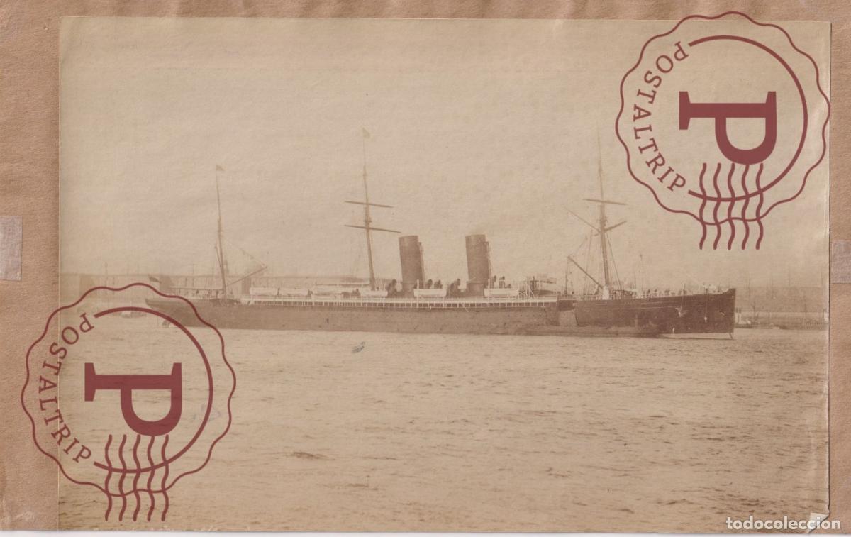 Fotografia antiga: UMBRIA. BARCO BOAT BATEAU. 23X14.5CM. FOTOGRAFIA. PHOTO.