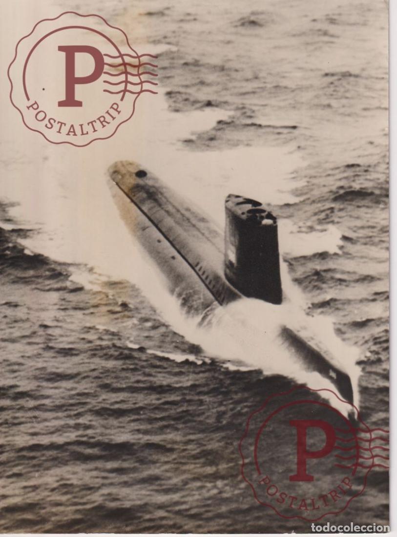 Fotograf&iacute;a antigua: sous marin atomique usa triton 18X13CM FOTOGRAFIA PHOTO BARCO BOAT BATEAU