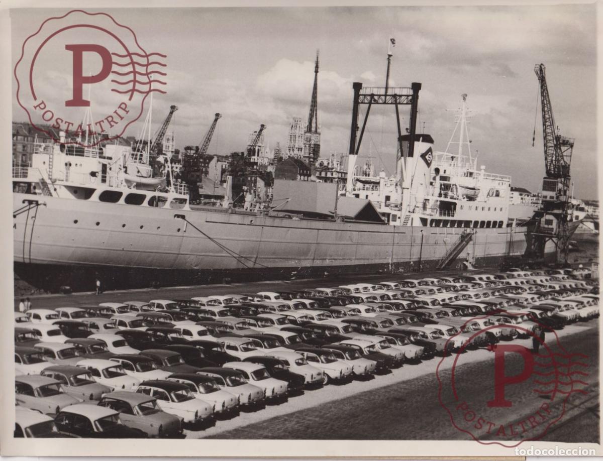 Fotograf&iacute;a antigua: ROUEN 23X18CM FOTOGRAFIA PHOTO BARCO BOAT BATEAU