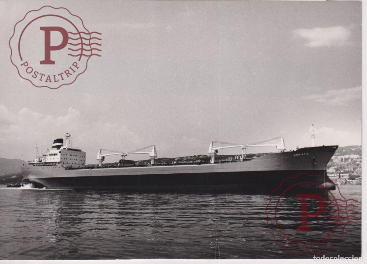 Fotografia antiga: ADRIATIK 1973. BARCO. BATEAU. SHIP. FOTO. PHOTO 18X13CM