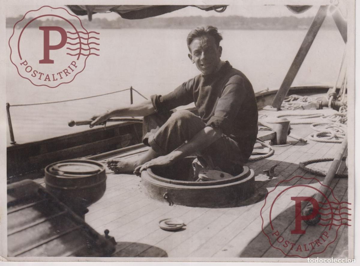 Fotografia antiga: BARCO. SHIP. BATEAU. FOTO. PHOTO +-20.5X15CM