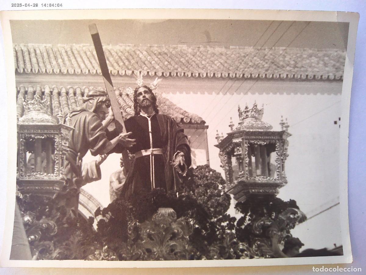 Photographie ancienne: SEMANA SANTA DE SEVILLA : FOTO DE PASO DE CRISTO NAZARENO , 1966