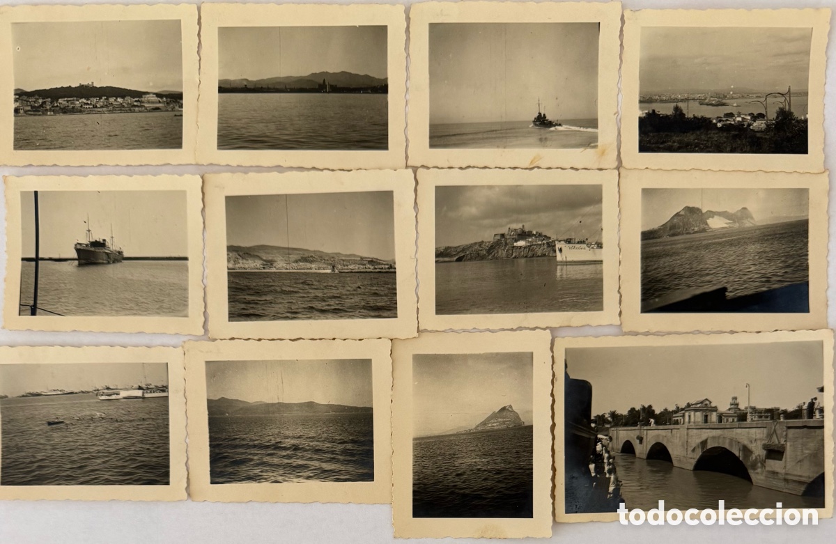 Fotograf&iacute;a antigua: 12 fotos de ibiza Valencia Sevilla M&aacute;laga legi&oacute;n C&oacute;ndor 1936