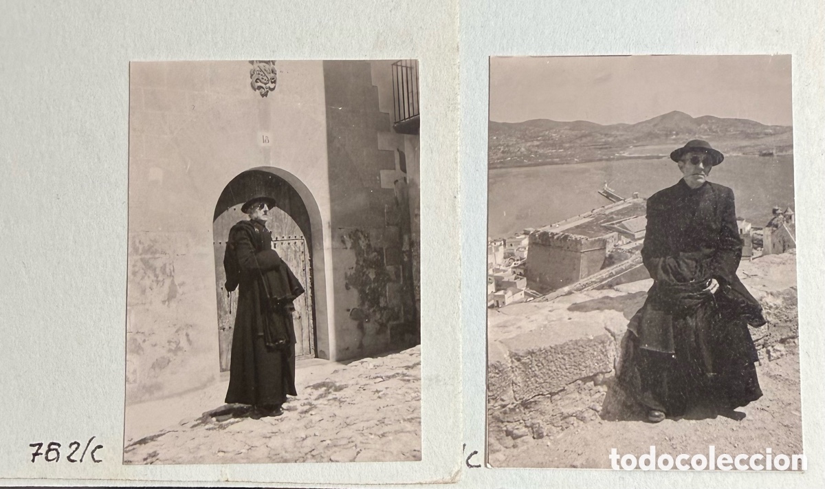 Fotograf&iacute;a antigua: Eivissa ibiza 2 fotograf&iacute;a original Isidoro Macabich 4,5 X 6 cm