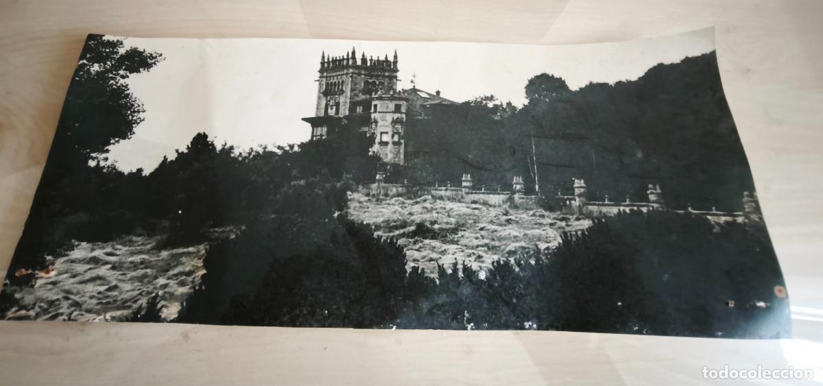 Fotograf&iacute;a antigua: Antigua foto del Palacio Adolfo Pardo, &rdquo;El Promontorio&rdquo;.1930. Santander