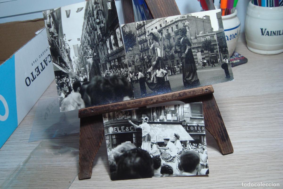 Fotograf&iacute;a antigua: ANTIGUAS FOTOGRAFIAS FIESTA GIGANTES BARCELONA A&Ntilde;OS 60.