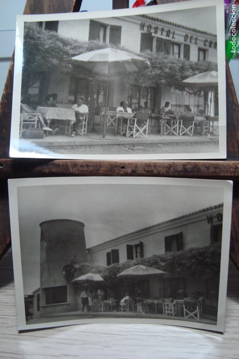 Fotograf&iacute;a antigua: DOS ANTIGUAS FOTOGRAFIAS HOSTAL DEL CRUCE MANZANARES CIUDAD REAL 1961