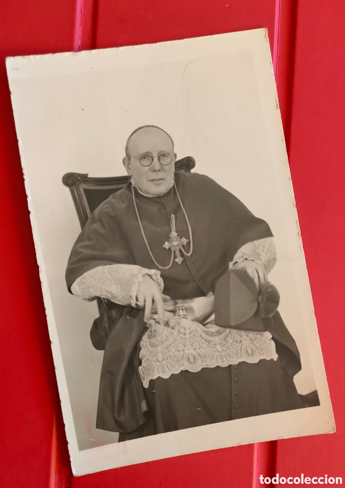 Fotograf&iacute;a antigua: SANTANDER OBISPO JOS&Eacute; EGUINO Bodas Plata 1954