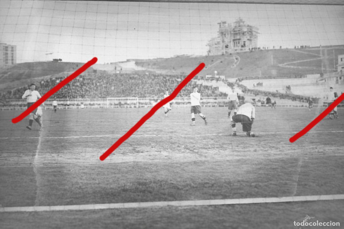 Fotografia antiga: Stadium Metropolitano 1924 Futbol - Fotograf&iacute;a Antigua - Negativo de Cristal