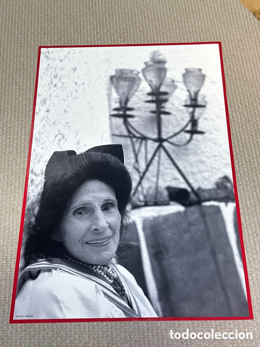 Fotograf&iacute;a antigua: Fotografia Salvador Dali Gala por Enric Sabater 31x35