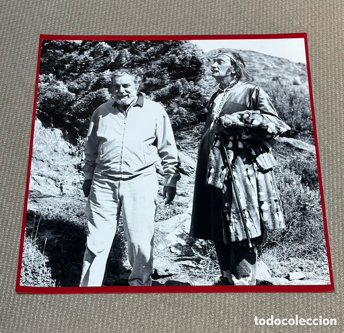 Fotograf&iacute;a antigua: Fotografia Salvador Dali y Fernando Rey por Enric Sabater 31x35